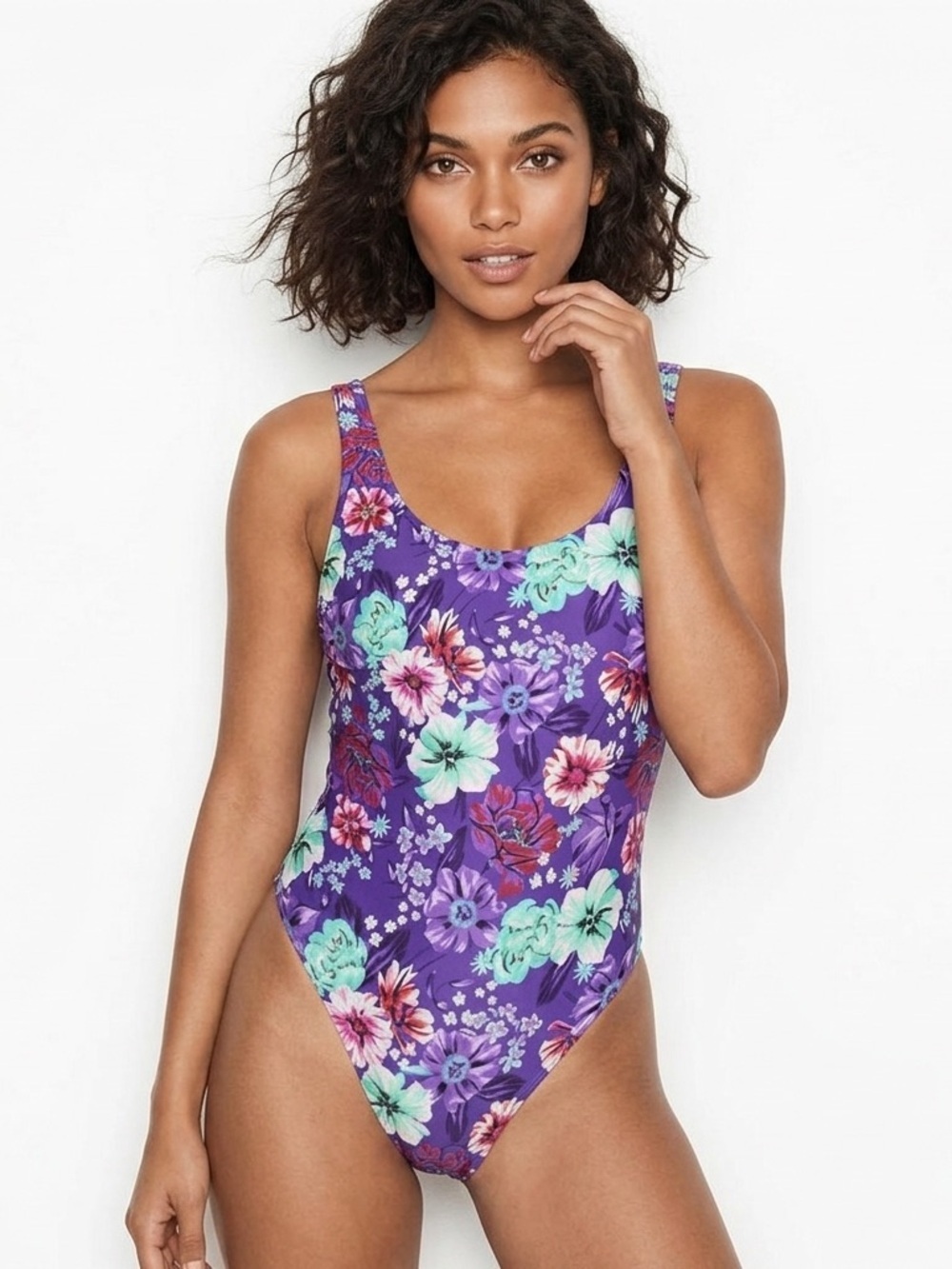 Victoria’s Secret Floral One Piece Swim Suit NEW